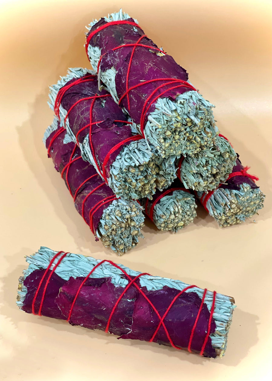 Rose with Blue Sage Bundle