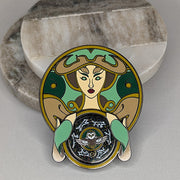 The Daughter Rotating Enamel Pin