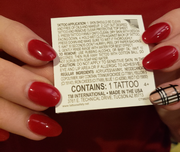 Good Omens Crowley Temporary Tattoo