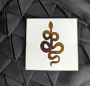 Good Omens Crowley Temporary Tattoo GOLD FOIL EDITION