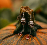 Death's Head Earrings