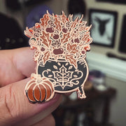 Mabon Cauldron Enamel Pin