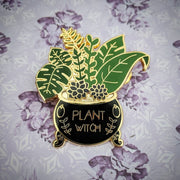 Plant Witch Enamel Pin