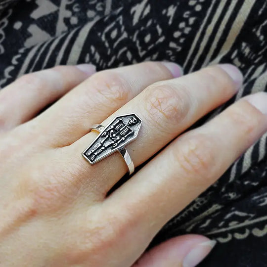 Skeleton Coffin Ring