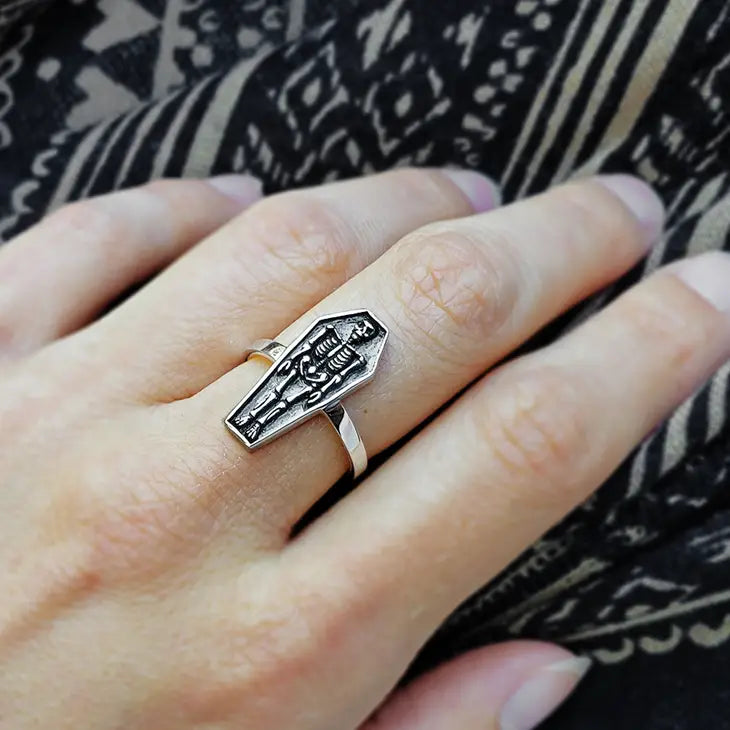Skeleton Coffin Ring