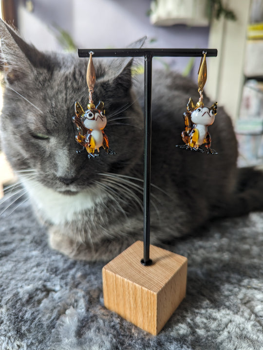 Lothcat Murano Glass Earrings