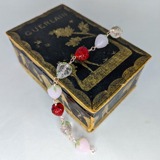 Strawberry Fields Murano Glass Bracelet