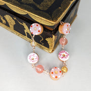 Donut Delight Murano Glass Bracelet