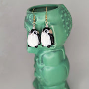 Porg Murano Glass Earrings