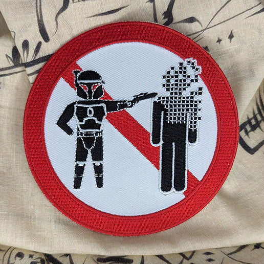 No Disintegrations Embroidered Patch