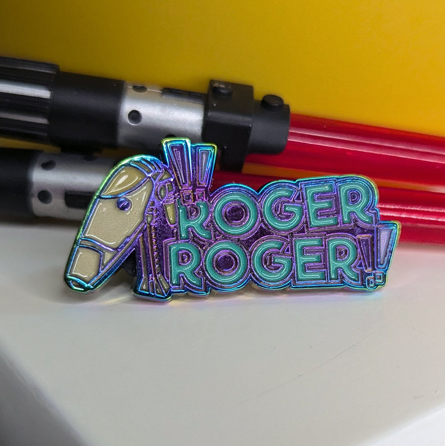 Roger Roger! Enamel Pin