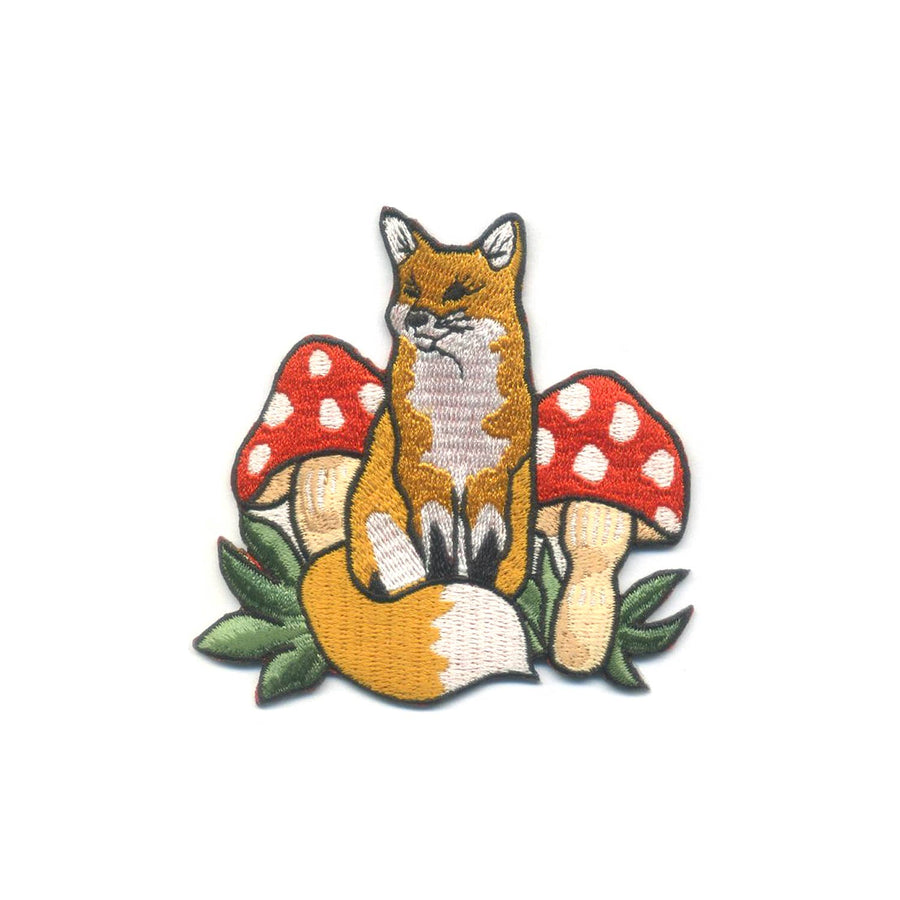Fox in the Mushrooms Patch