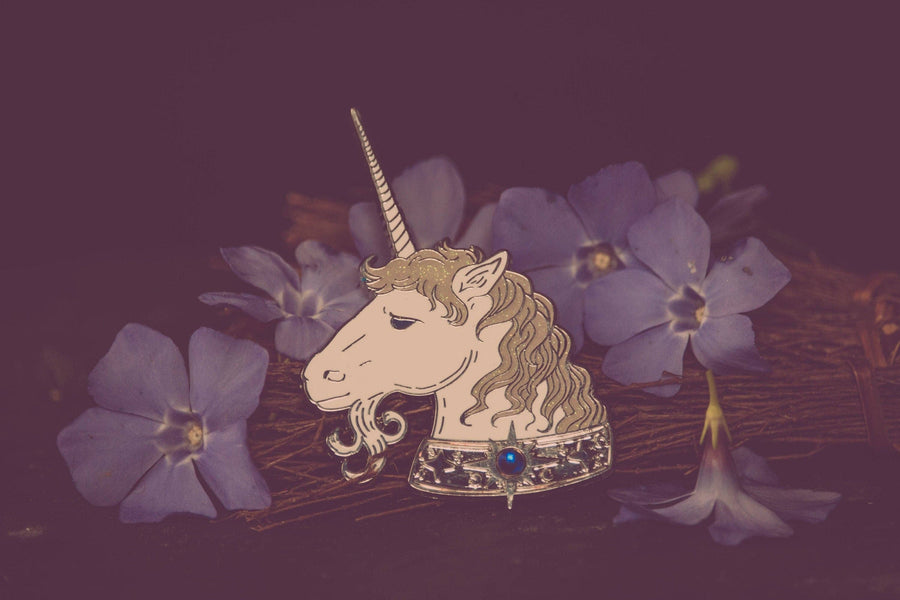 Medieval Unicorn Enamel Pin