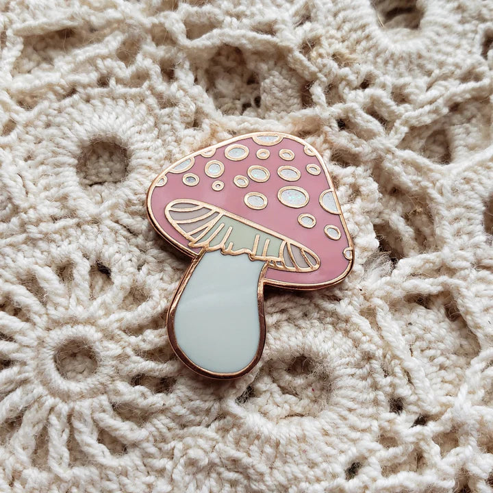 Mushroom Enamel Pin