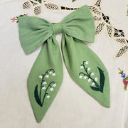 Lily of the Valley Hair Bow