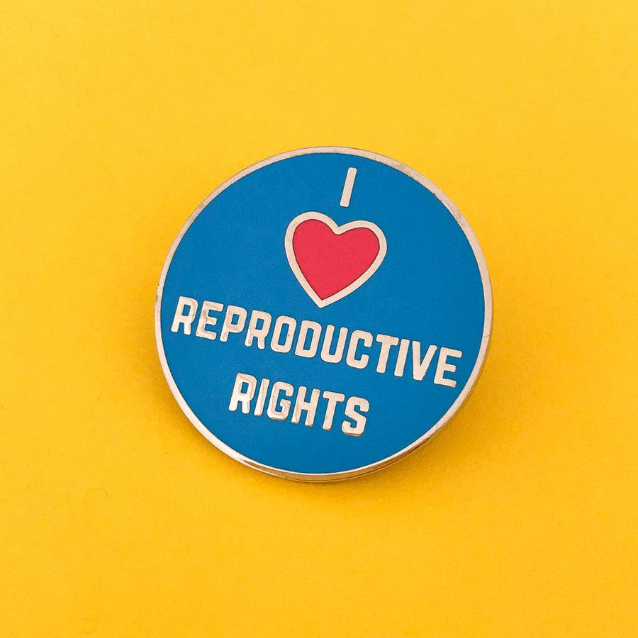 I Love Reproductive Rights Enamel Pin