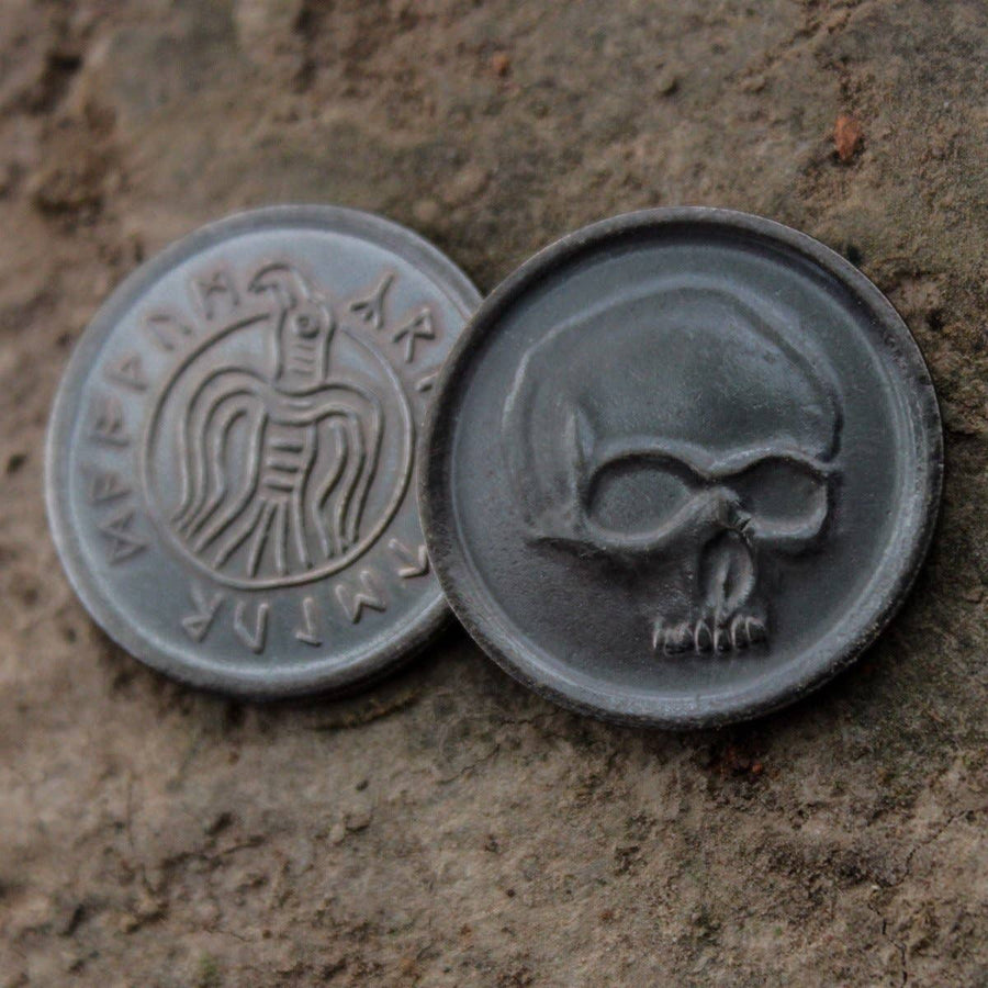 Black Skull of Crom Decision Coin