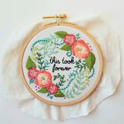 Delicate Roses Embroidery Kit