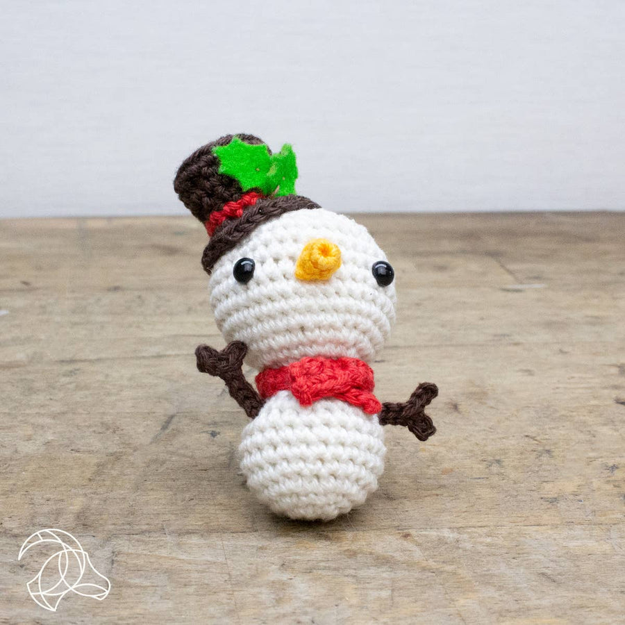 Mini Snowman Crochet Kit