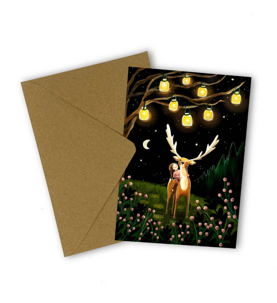 Magic in the Woods Greeting Card