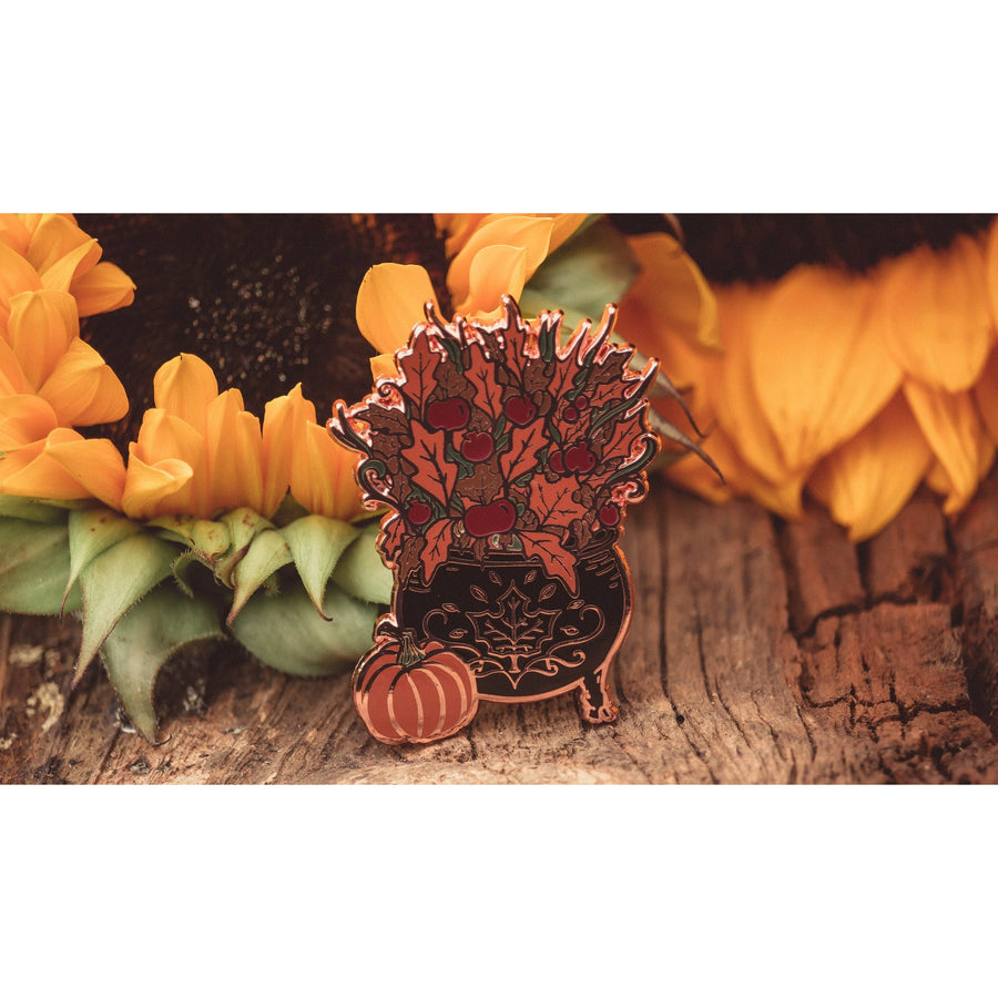 Mabon Cauldron Enamel Pin