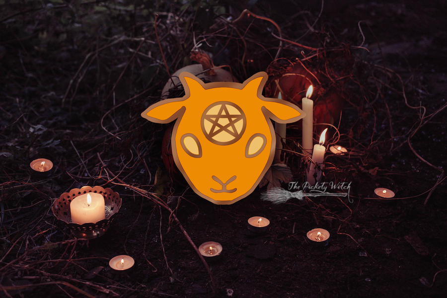 Mini Baphomet Enamel Pin