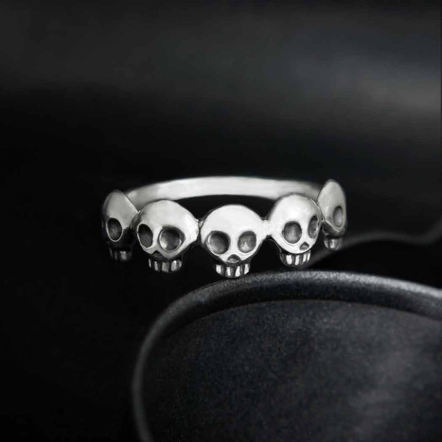 Five Skull Ring