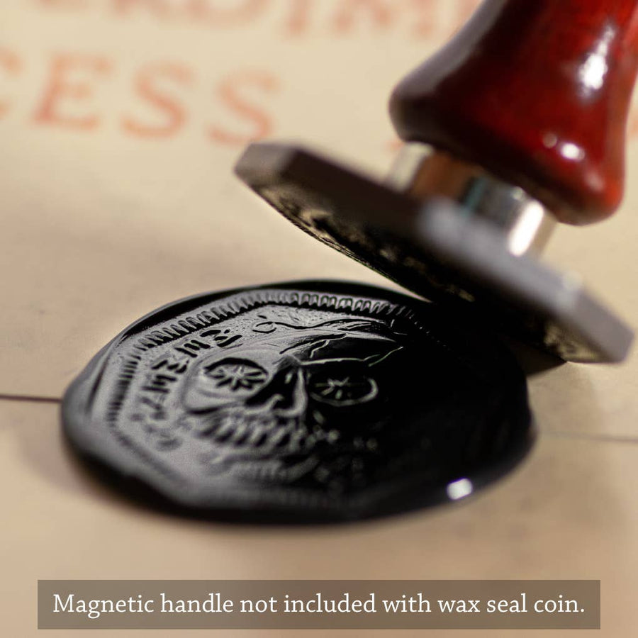 Memento Mori Wax Seal Coin