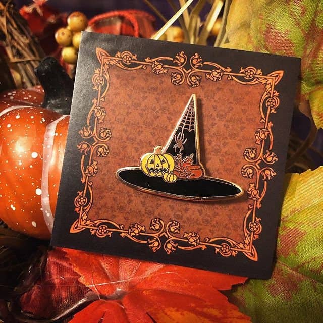 Halloween Witch Hat Enamel Pin