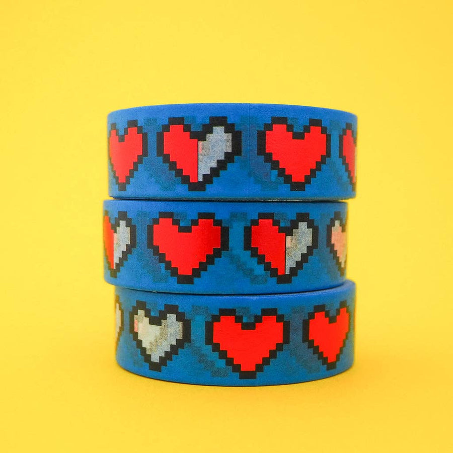 Pixel Heart Washi Tape