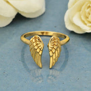 Good Omens-Inspired Angel Wing Ring