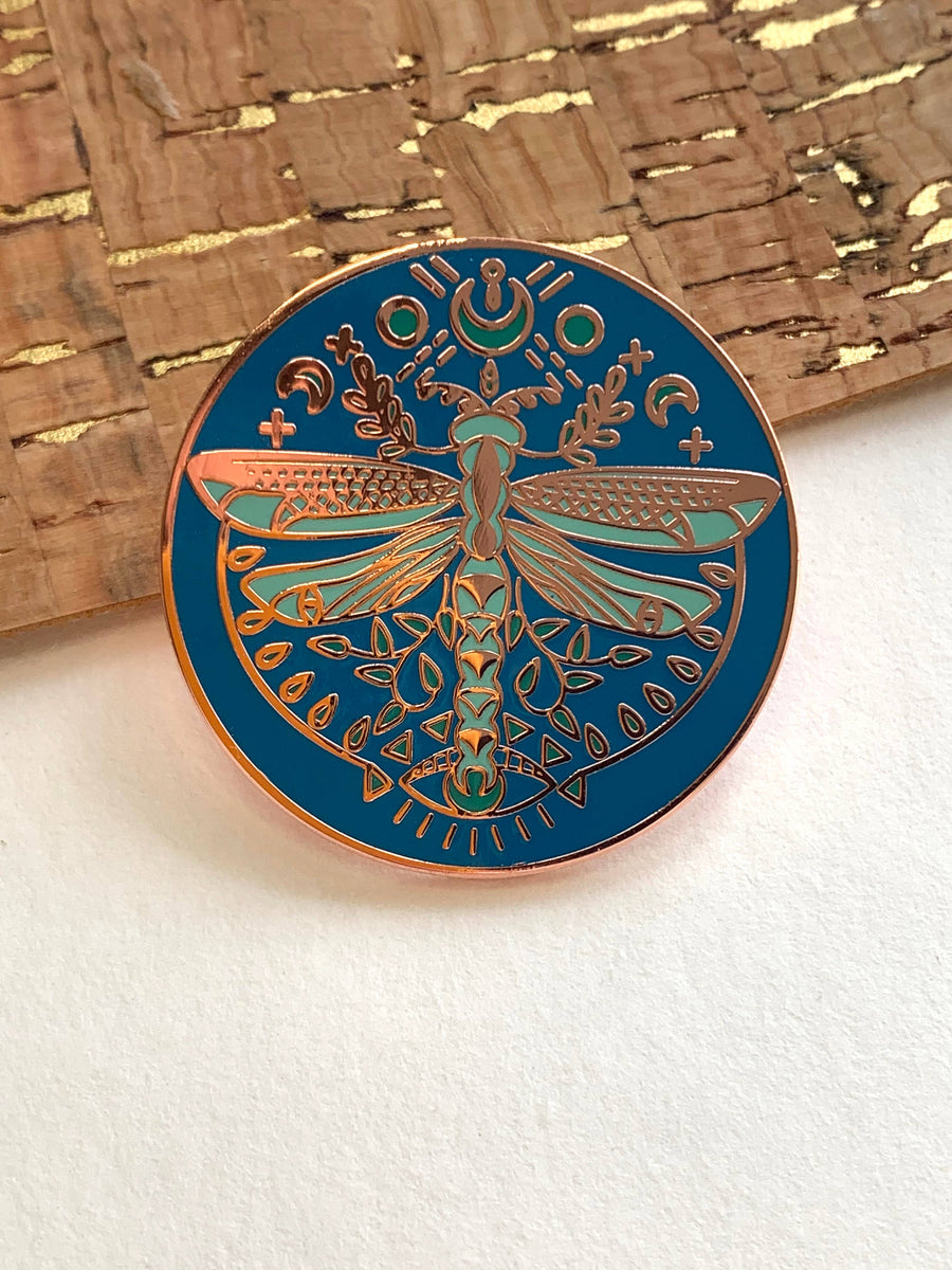 Mystic Dragonfly Enamel Pin