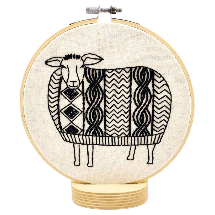Sweater Weather Sheep Embroidery Kit